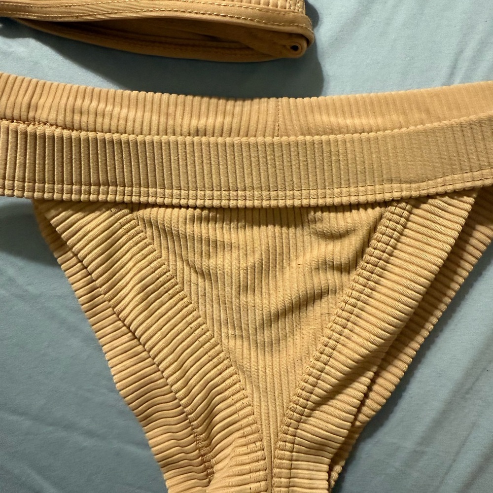 Nude Ribbed Frankie’s Bikini Set - Picture 5 of 8